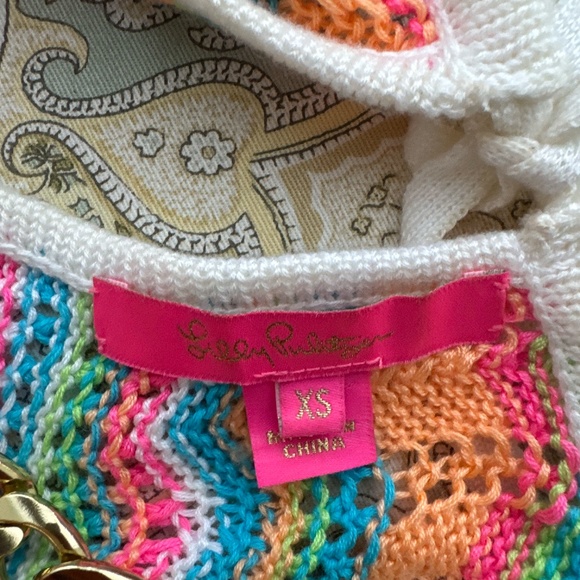 Lilly Pulitzer XS Mikella Halter Top - Picture 3 of 3